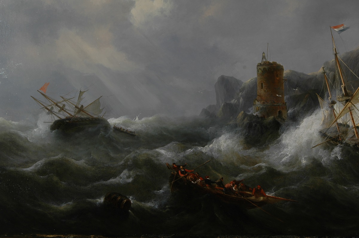 Dreibholz 'Storm op zee'